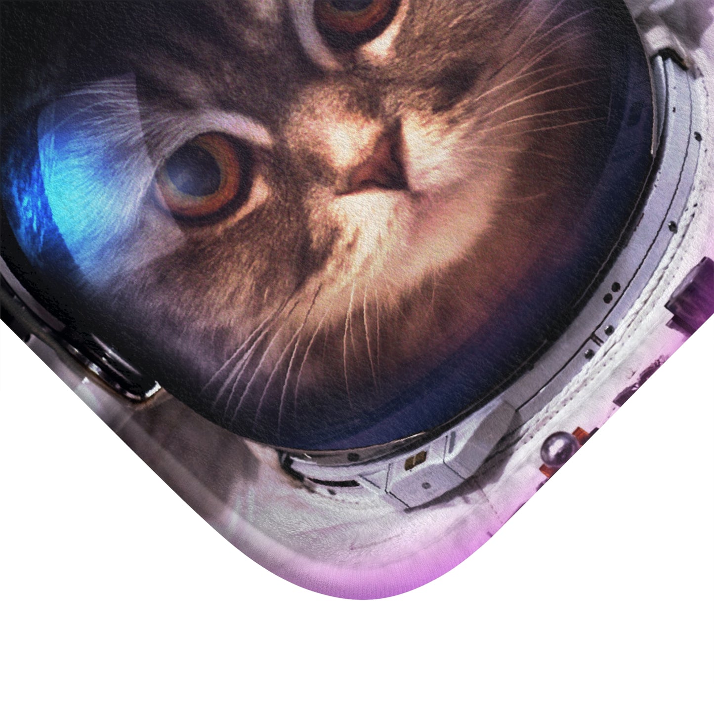 Space Kitty - The game is still on HODL bath mat