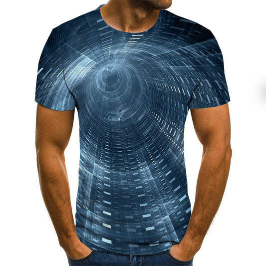 3D Space Tunnel T-Shirt - Adult and Children's sizes available