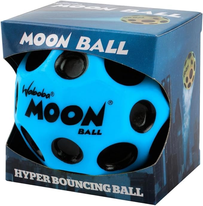 Waboba Highest Super Moon Ball-Bounces Out of This World - Original Patented Design- Craters Make Pop Sounds When It Hits The Ground