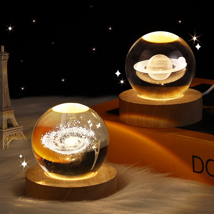 Moon Crystal Ball Night Lamp