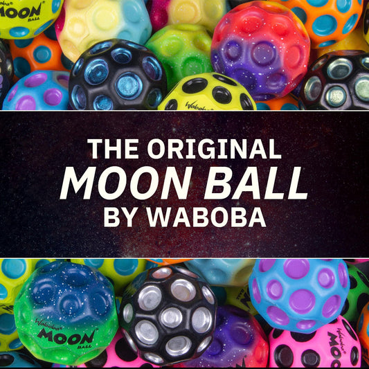 Waboba Highest Super Moon Ball-Bounces Out of This World - Original Patented Design- Craters Make Pop Sounds When It Hits The Ground