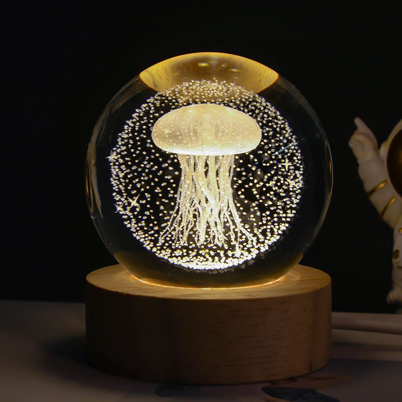 Moon Crystal Ball Night Lamp