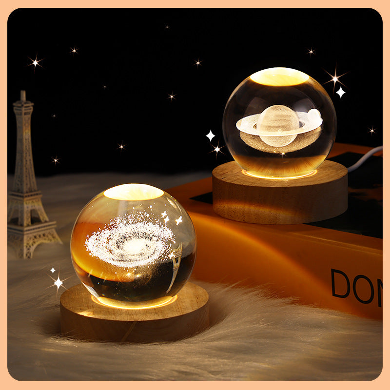 Moon Crystal Ball Night Lamp