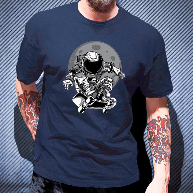 Astronaut Skateboarder T-Shirt