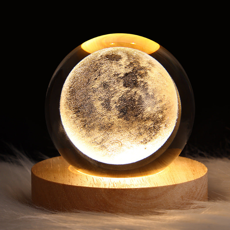 Moon Crystal Ball Night Lamp