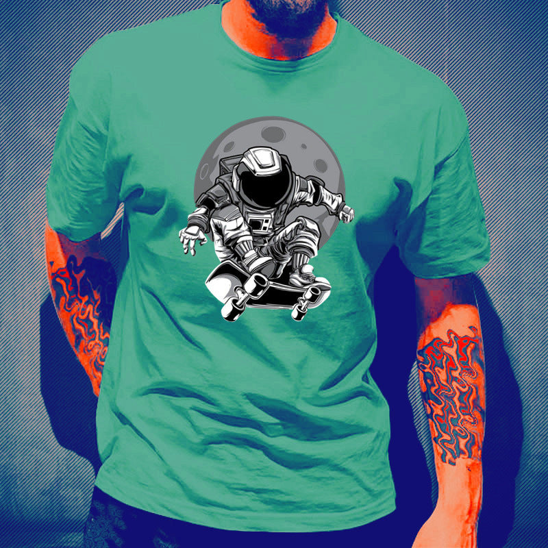 Astronaut Skateboarder T-Shirt