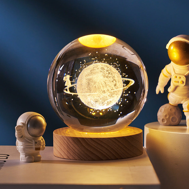 Moon Crystal Ball Night Lamp