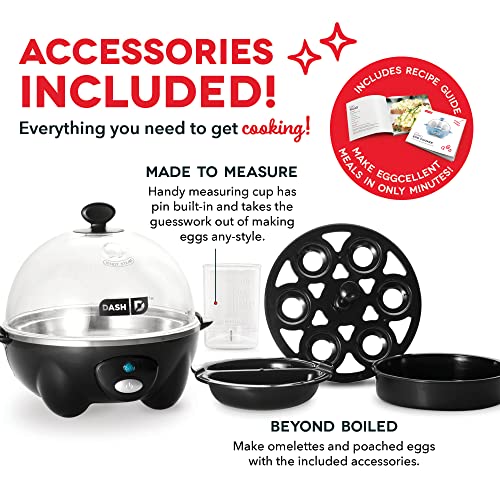 Dash Rapid Egg Cooker, Black - It's a spaceship for your eggs!