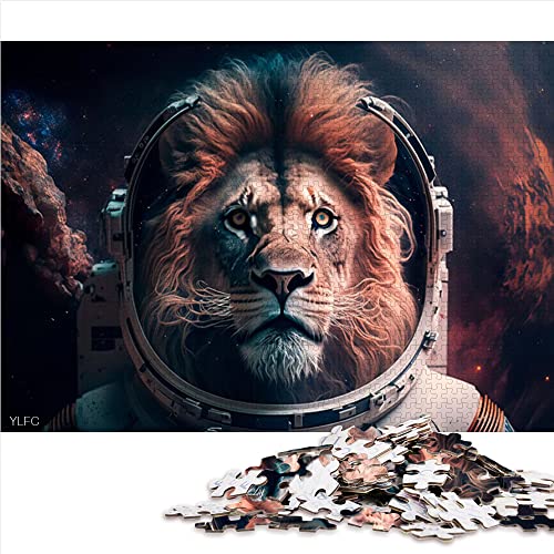 Jigsaw Puzzles 1000 Piece space lion (Size 26x38cm）