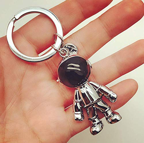 MUAMAX Cool Astronaut Keychain Pendant, Space Robot Keyring