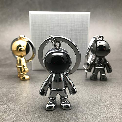 MUAMAX Cool Astronaut Keychain Pendant, Space Robot Keyring