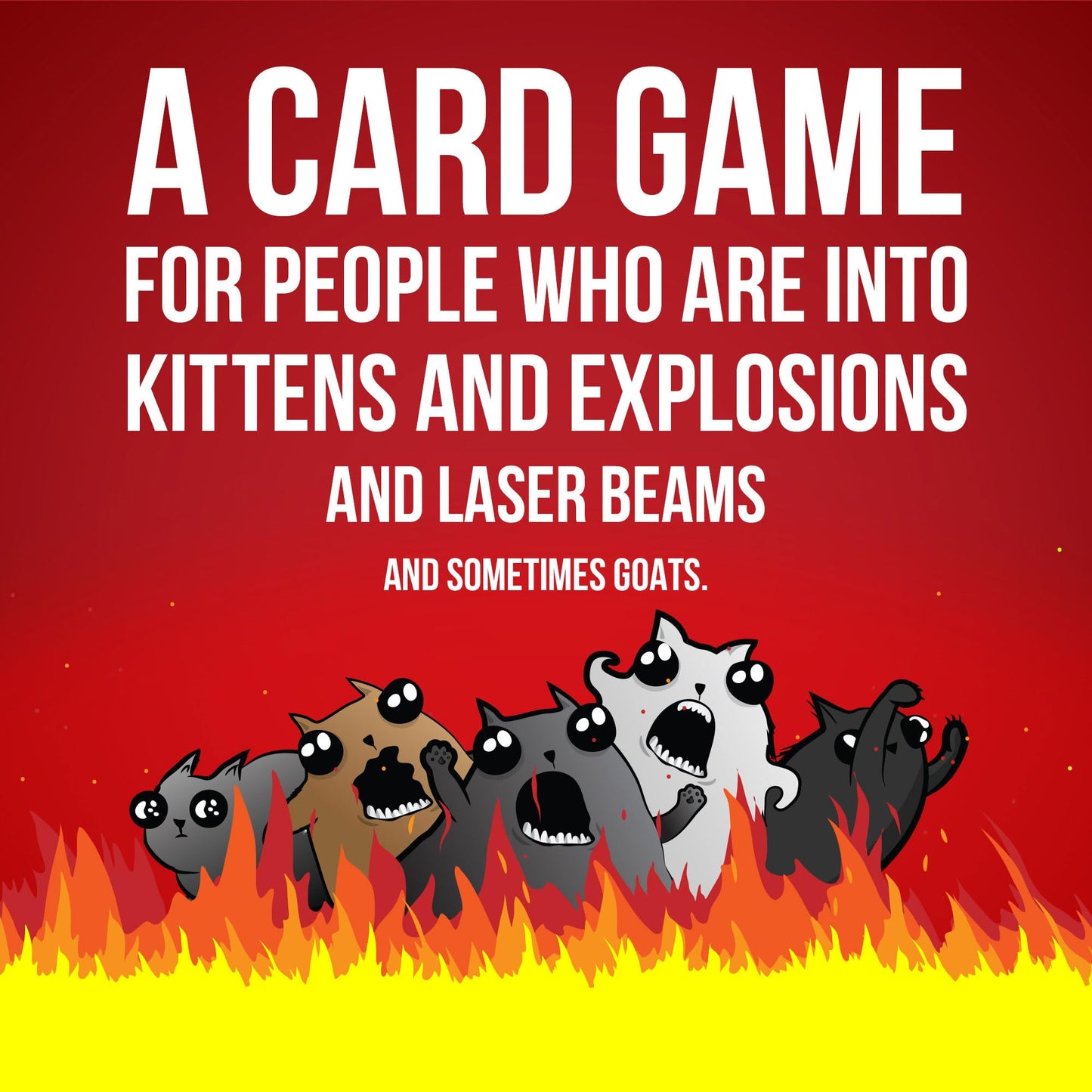 Exploding Kittens Card Game - Original Edition, Fun Family Games for Adults Teens & Kids - Fun Card Games - 15 Min, Ages 7+, 2-5 Players