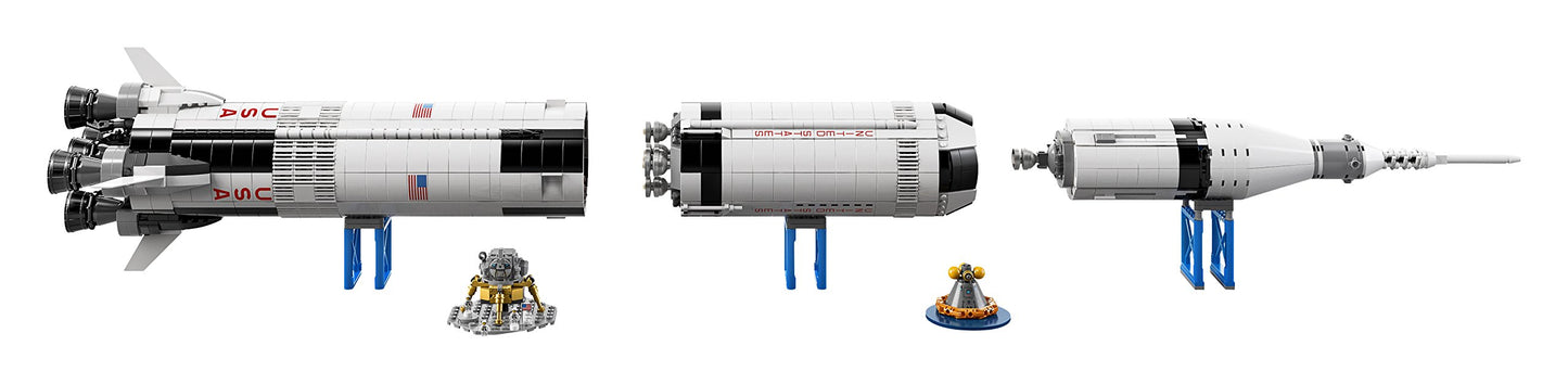 LEGO Ideas Nasa Apollo Saturn V 21309 Building Kit (1969 Piece)